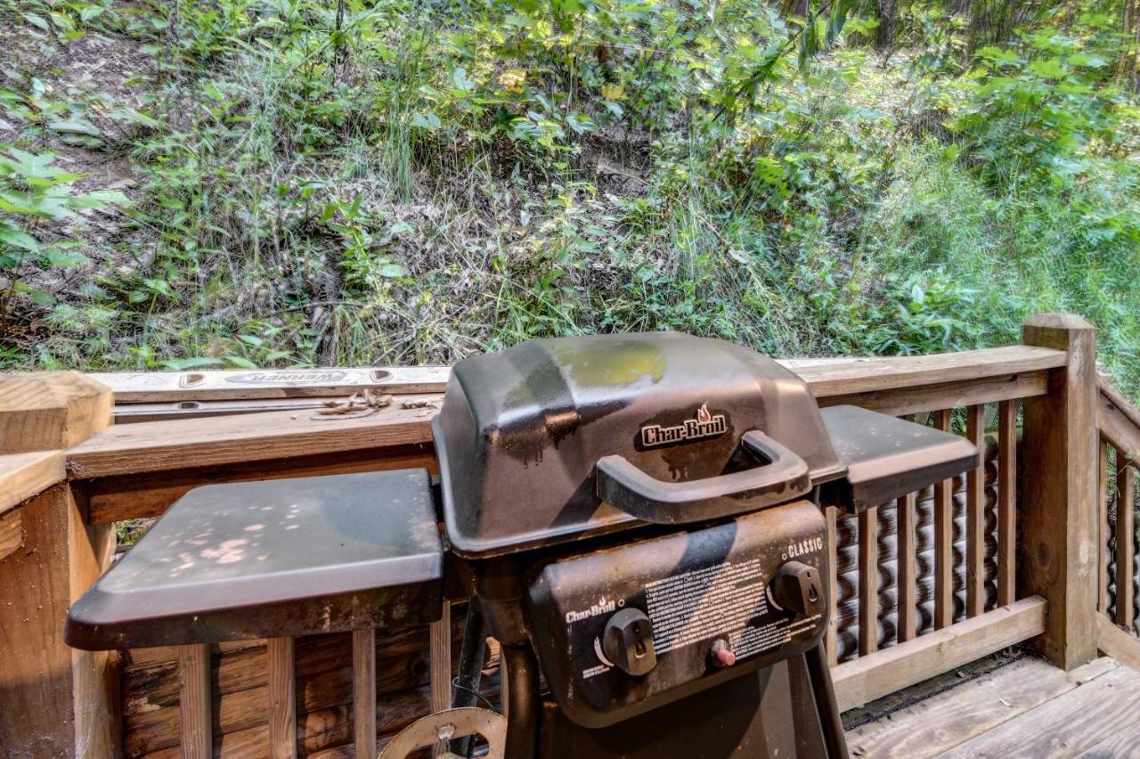 Waynesville Cabin With Covered Deck And Fire Pit! Lake Junaluska Exterior photo